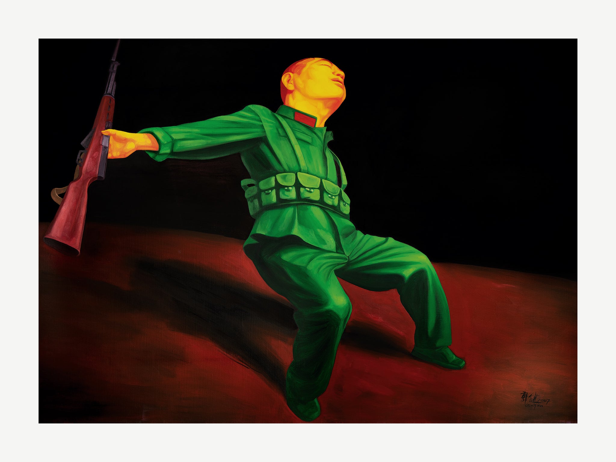 Guo Jian / 'The Falling Soldier (after Robert Capa), 2007